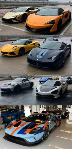 Exotic cars at COTA