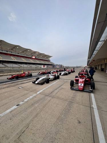 F4 pit lane COTA