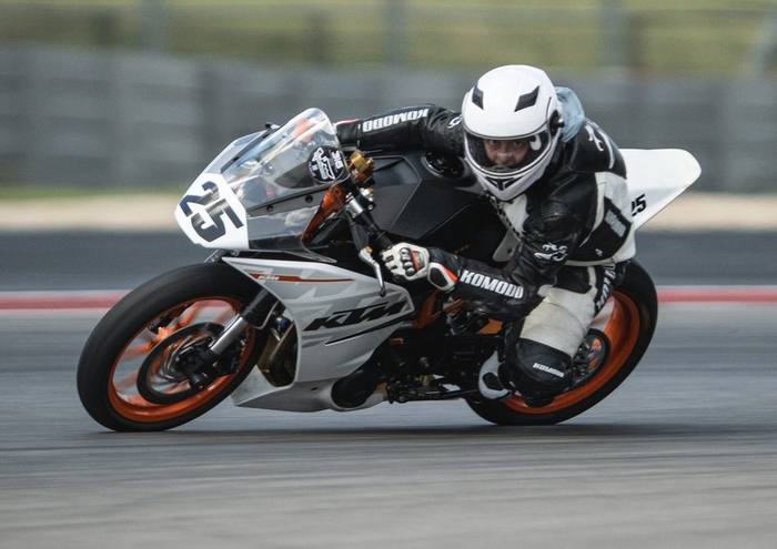 KTM on track