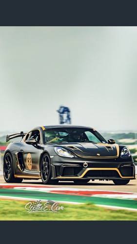 Porsche GT4RS on track
