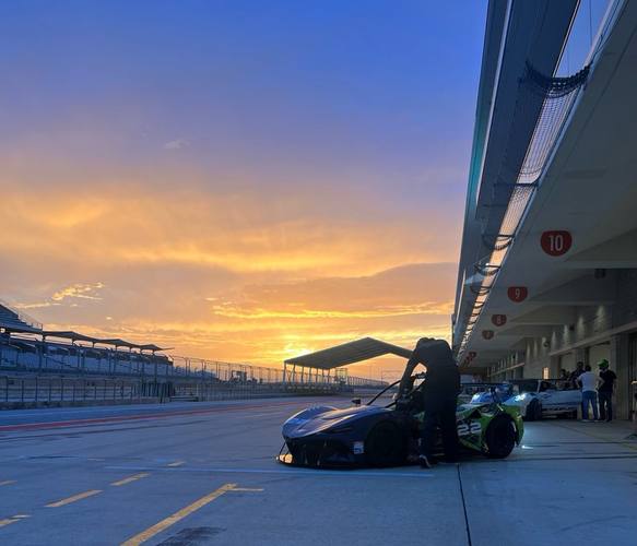 COTA sunset pit lane